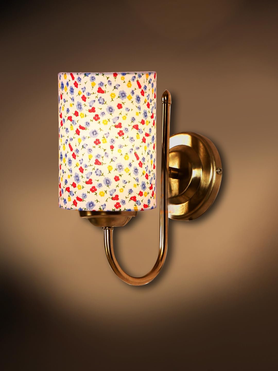 Multicolor Wall Lamp | Elegant Steel & Fabric Design | Stylish Ambient Light for Home, Office, Living Room, Bedroom, Hallway | Modern Decorative Wall Sconce - Model DTG30