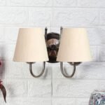 Multicolor Wall Lamp | Elegant Steel & Fabric Design | Stylish Ambient Light for Home, Office, Living Room, Bedroom, Hallway | Modern Decorative Wall Sconce – Model DTG31