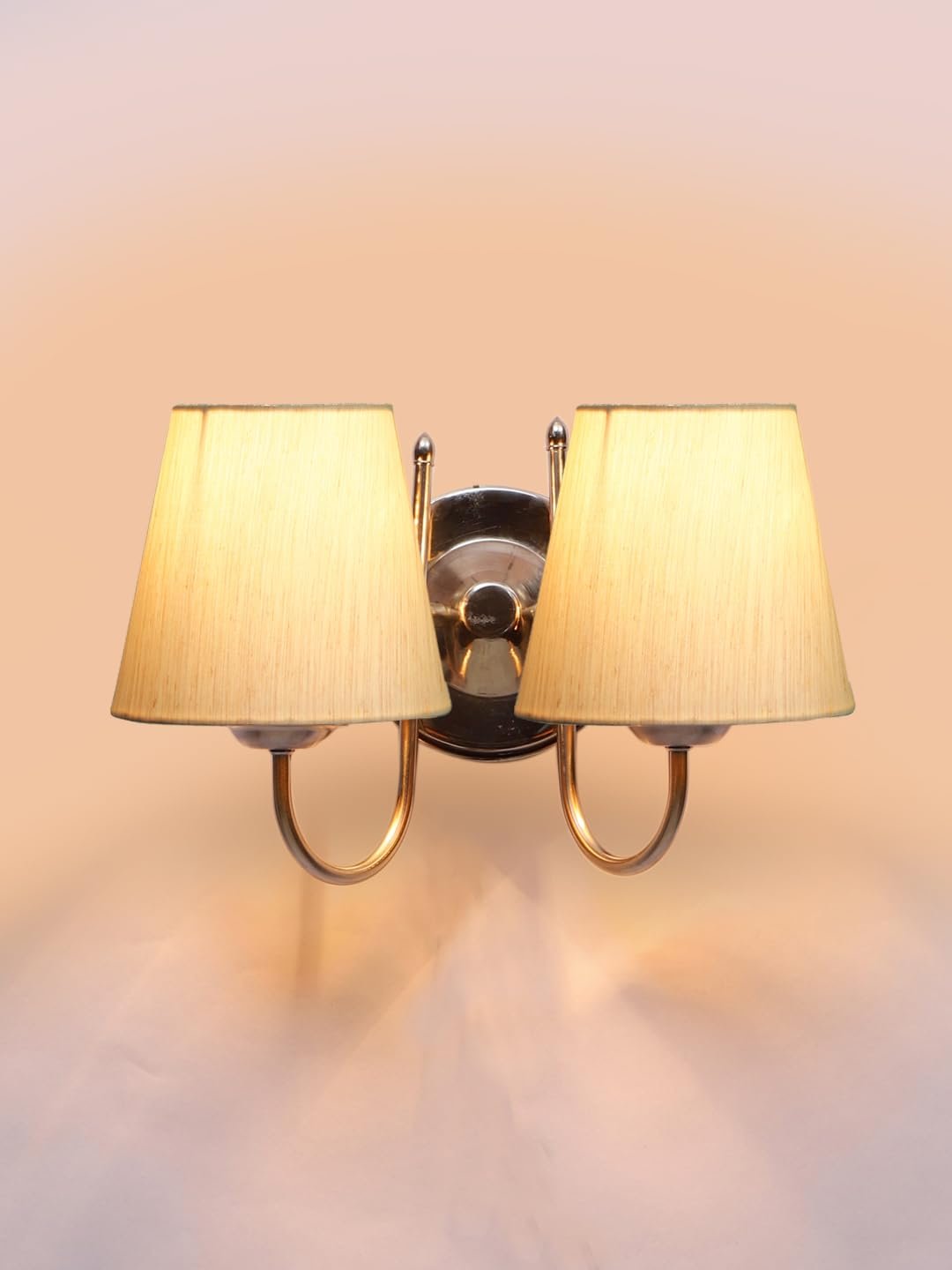 Multicolor Wall Lamp | Elegant Steel & Fabric Design | Stylish Ambient Light for Home, Office, Living Room, Bedroom, Hallway | Modern Decorative Wall Sconce - Model DTG31