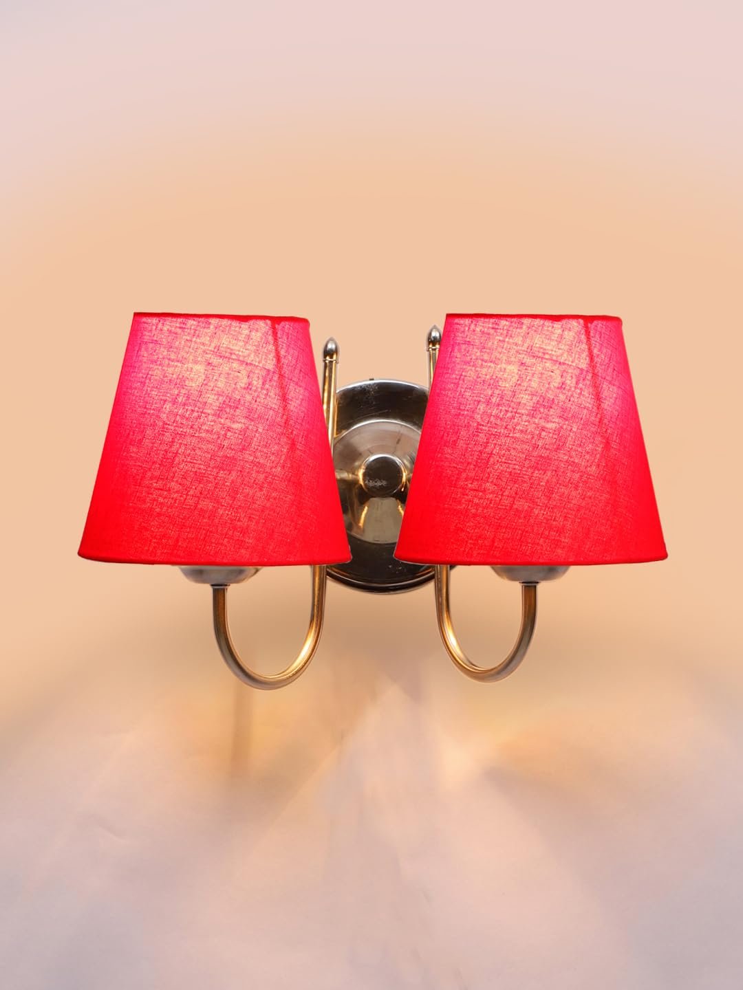 Multicolor Wall Lamp | Elegant Steel & Fabric Design | Stylish Ambient Light for Home, Office, Living Room, Bedroom, Hallway | Modern Decorative Wall Sconce - Model DTG33