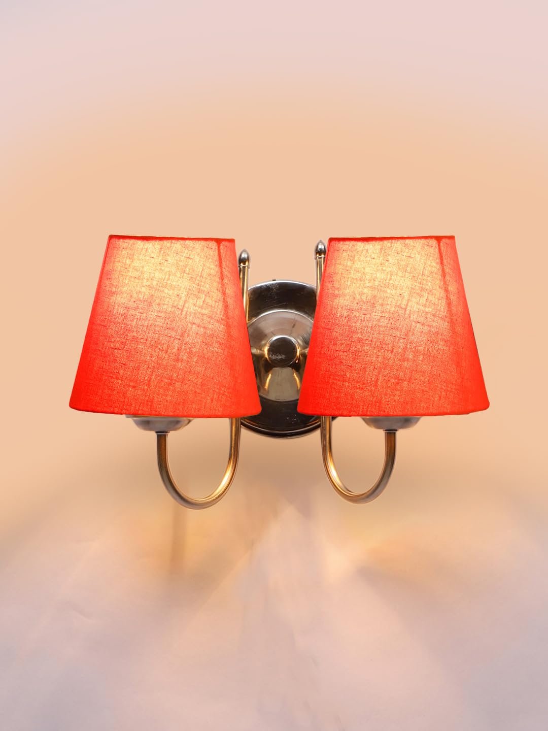 Multicolor Wall Lamp | Elegant Steel & Fabric Design | Stylish Ambient Light for Home, Office, Living Room, Bedroom, Hallway | Modern Decorative Wall Sconce - Model DTG34
