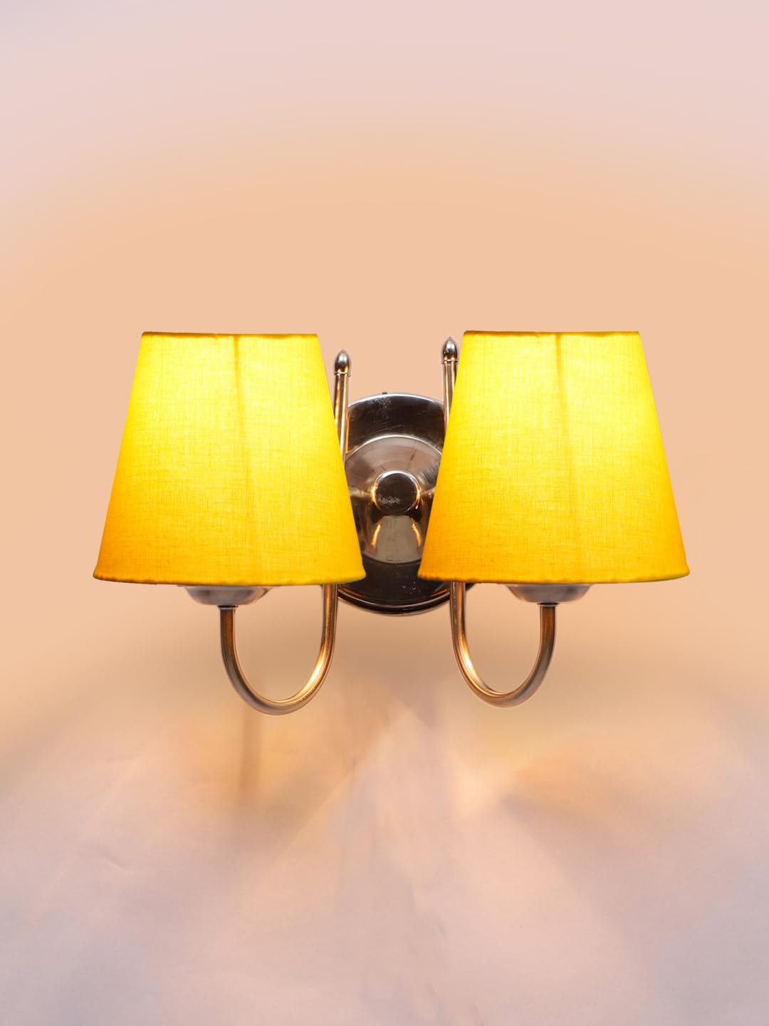 Multicolor Wall Lamp | Elegant Steel & Fabric Design | Stylish Ambient Light for Home, Office, Living Room, Bedroom, Hallway | Modern Decorative Wall Sconce - Model DTG35