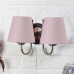 Multicolor Wall Lamp | Elegant Steel & Fabric Design | Stylish Ambient Light for Home, Office, Living Room, Bedroom, Hallway | Modern Decorative Wall Sconce – Model DTG36