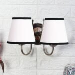 Multicolor Wall Lamp | Elegant Steel & Fabric Design | Stylish Ambient Light for Home, Office, Living Room, Bedroom, Hallway | Modern Decorative Wall Sconce – Model DTG37