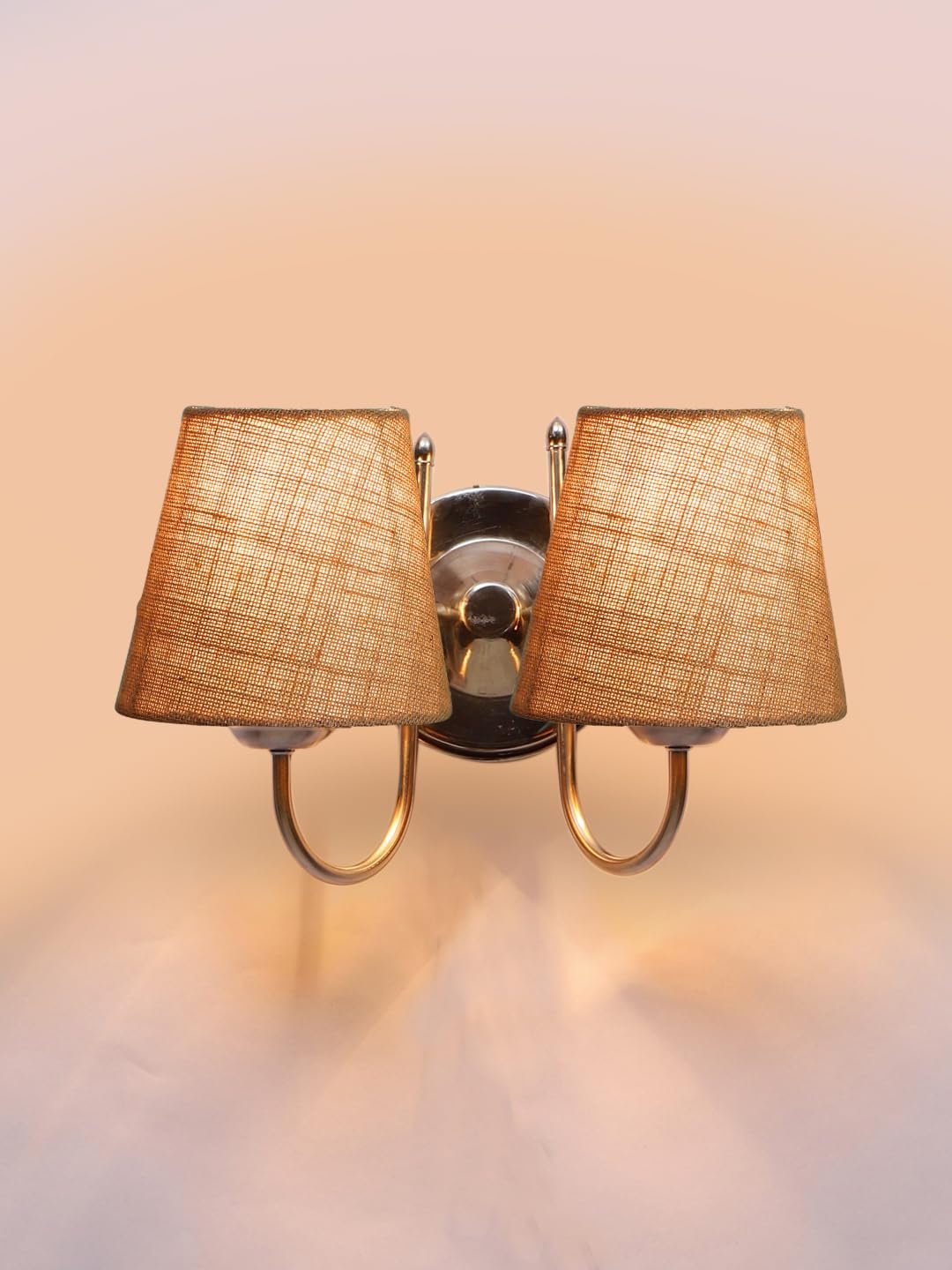 Multicolor Wall Lamp | Elegant Steel & Fabric Design | Stylish Ambient Light for Home, Office, Living Room, Bedroom, Hallway | Modern Decorative Wall Sconce - Model DTG38