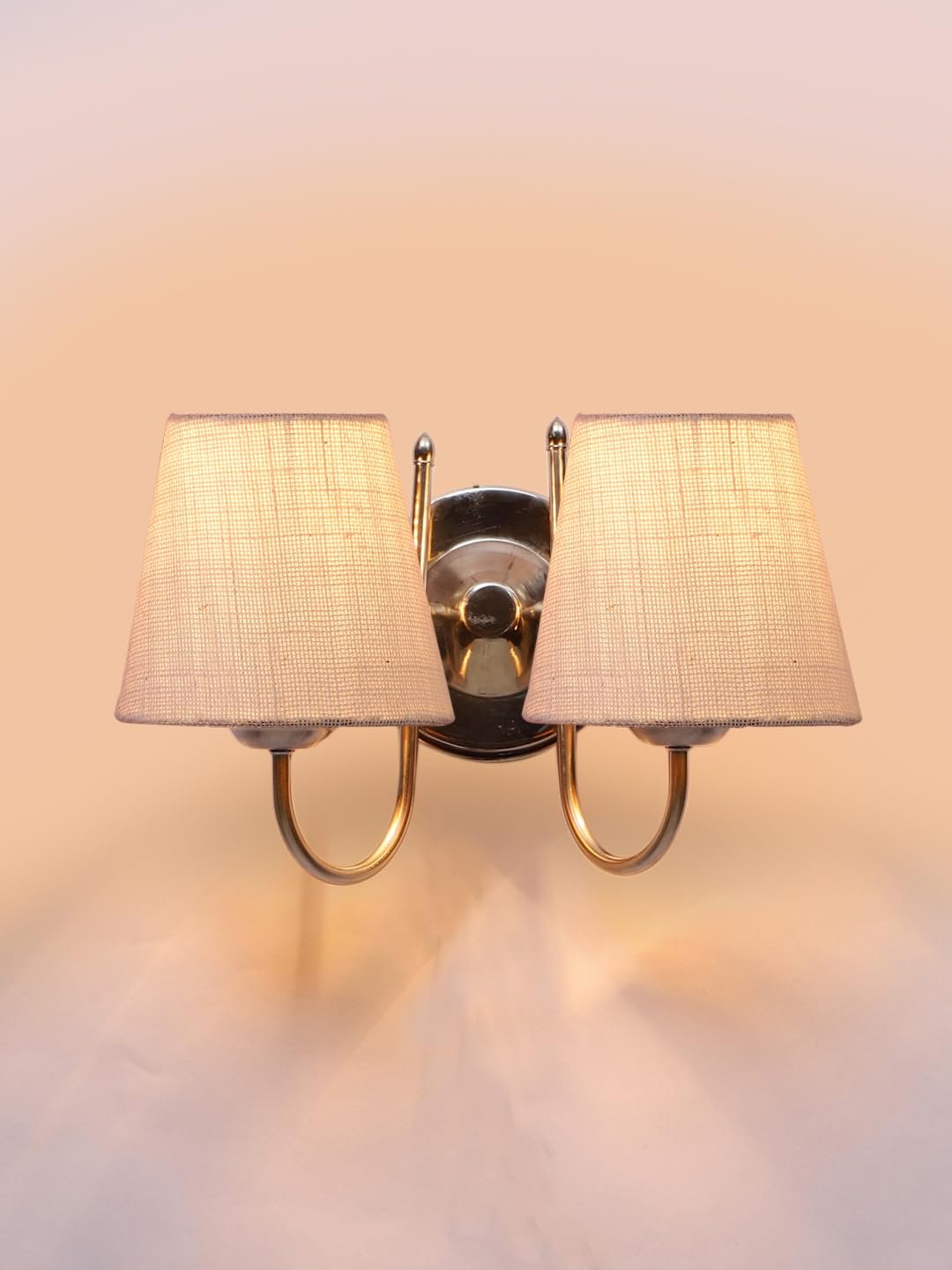 Multicolor Wall Lamp | Elegant Steel & Fabric Design | Stylish Ambient Light for Home, Office, Living Room, Bedroom, Hallway | Modern Decorative Wall Sconce - Model DTG39