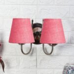 Multicolor Wall Lamp | Elegant Steel & Fabric Design | Stylish Ambient Light for Home, Office, Living Room, Bedroom, Hallway | Modern Decorative Wall Sconce – Model DTG40