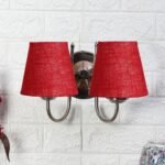 Multicolor Wall Lamp | Elegant Steel & Fabric Design | Stylish Ambient Light for Home, Office, Living Room, Bedroom, Hallway | Modern Decorative Wall Sconce – Model DTG41