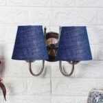 Multicolor Wall Lamp | Elegant Steel & Fabric Design | Stylish Ambient Light for Home, Office, Living Room, Bedroom, Hallway | Modern Decorative Wall Sconce – Model DTG42