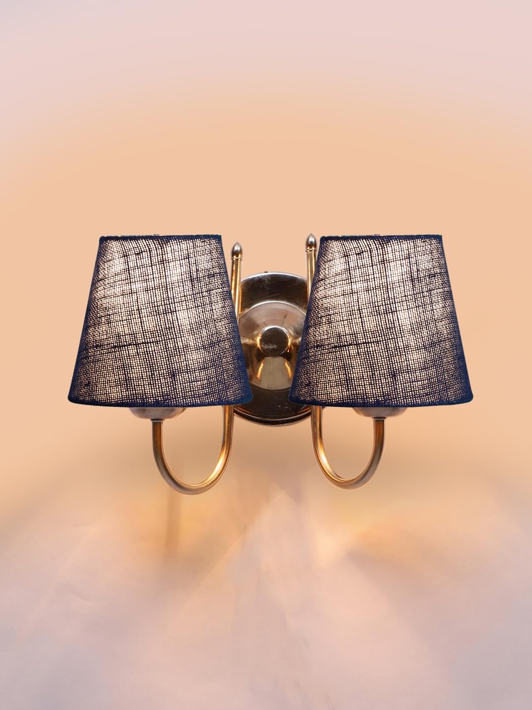 Multicolor Wall Lamp | Elegant Steel & Fabric Design | Stylish Ambient Light for Home, Office, Living Room, Bedroom, Hallway | Modern Decorative Wall Sconce - Model DTG42