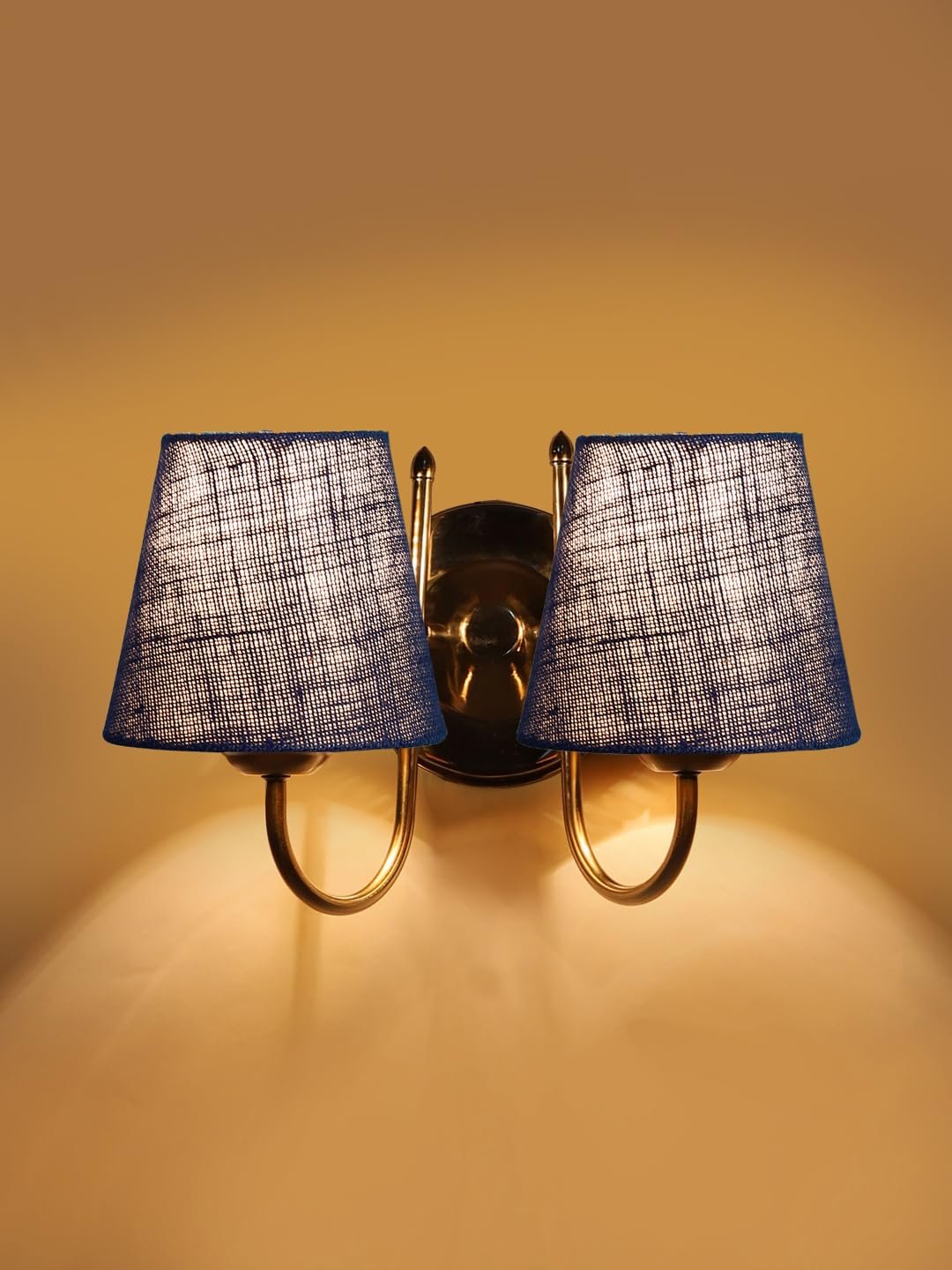 Multicolor Wall Lamp | Elegant Steel & Fabric Design | Stylish Ambient Light for Home, Office, Living Room, Bedroom, Hallway | Modern Decorative Wall Sconce - Model DTG42