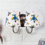 Multicolor Wall Lamp | Elegant Steel & Fabric Design | Stylish Ambient Light for Home, Office, Living Room, Bedroom, Hallway | Modern Decorative Wall Sconce – Model DTG43