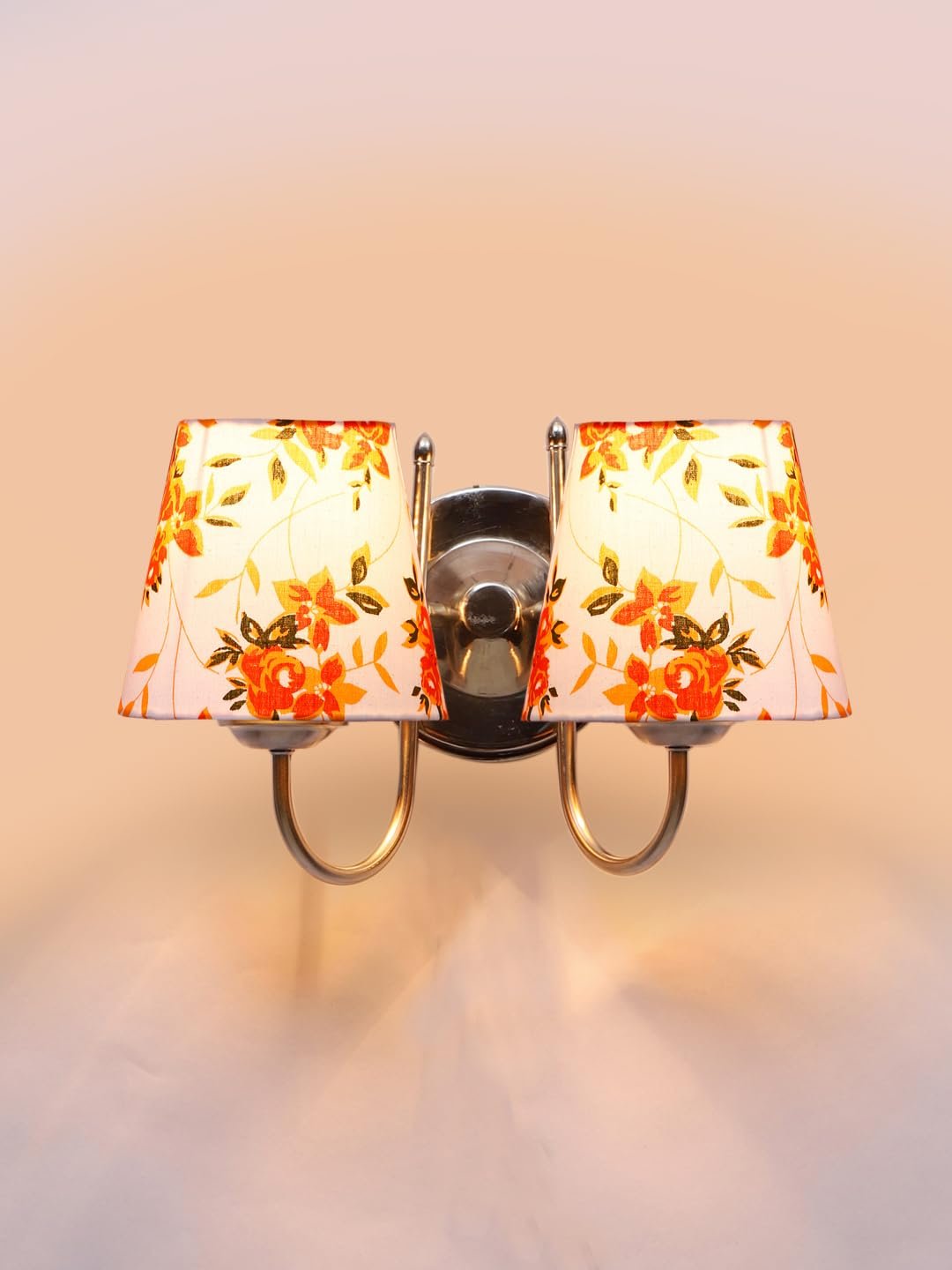 Multicolor Wall Lamp | Elegant Steel & Fabric Design | Stylish Ambient Light for Home, Office, Living Room, Bedroom, Hallway | Modern Decorative Wall Sconce - Model DTG44