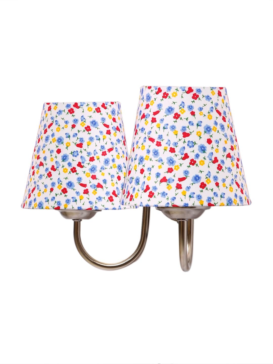 Multicolor Wall Lamp | Elegant Steel & Fabric Design | Stylish Ambient Light for Home, Office, Living Room, Bedroom, Hallway | Modern Decorative Wall Sconce - Model DTG45