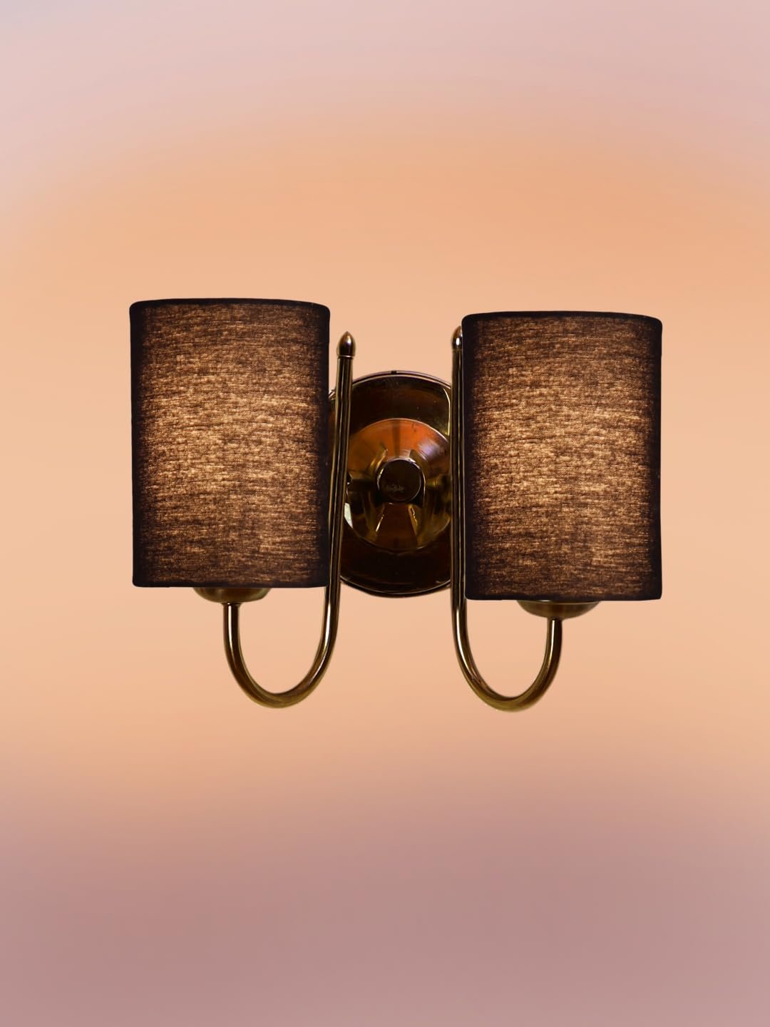 Multicolor Wall Lamp | Elegant Steel & Fabric Design | Stylish Ambient Light for Home, Office, Living Room, Bedroom, Hallway | Modern Decorative Wall Sconce - Model DTG47