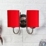 Multicolor Wall Lamp | Elegant Steel & Fabric Design | Stylish Ambient Light for Home, Office, Living Room, Bedroom, Hallway | Modern Decorative Wall Sconce – Model DTG48