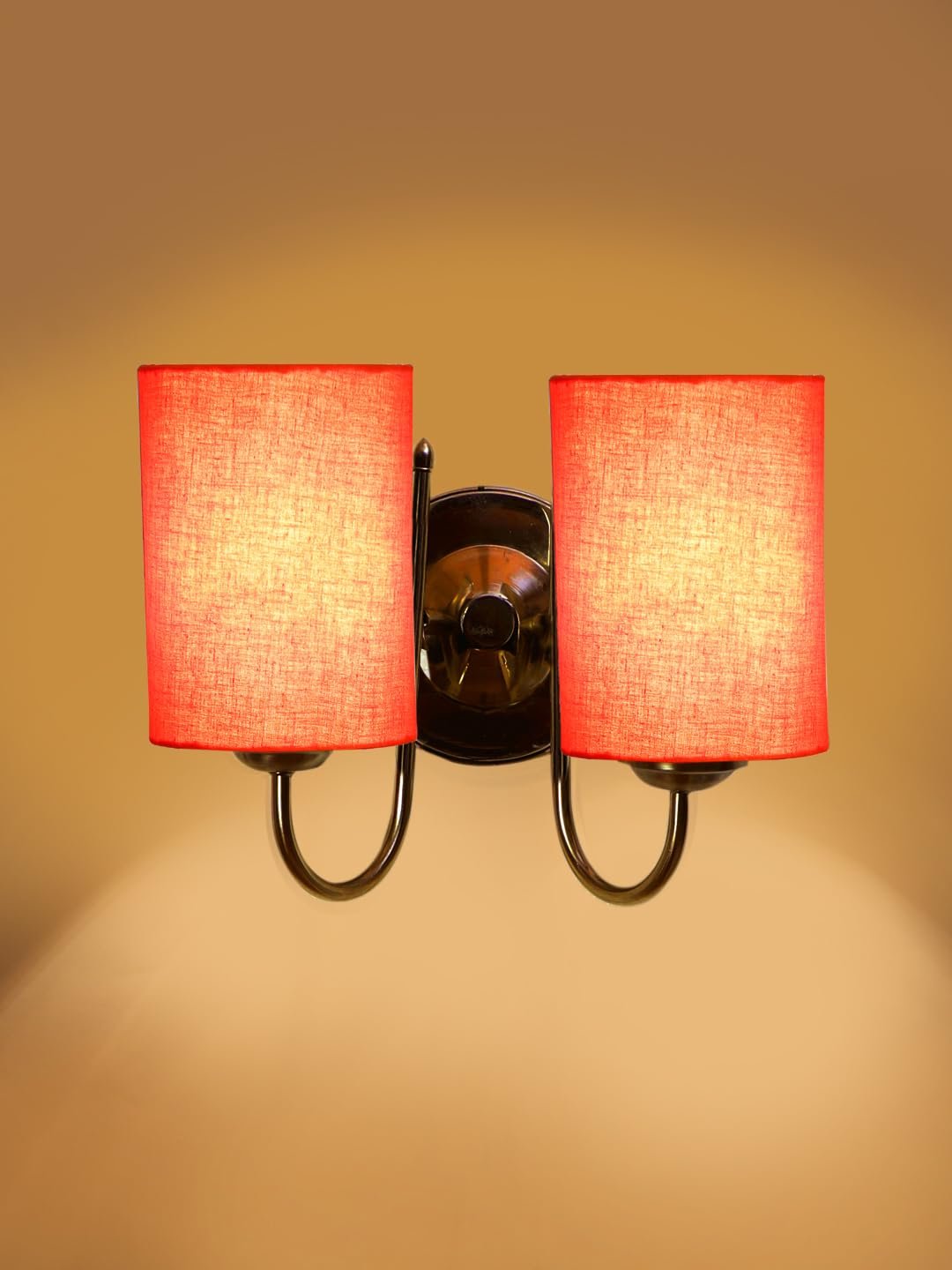 Multicolor Wall Lamp | Elegant Steel & Fabric Design | Stylish Ambient Light for Home, Office, Living Room, Bedroom, Hallway | Modern Decorative Wall Sconce - Model DTG49