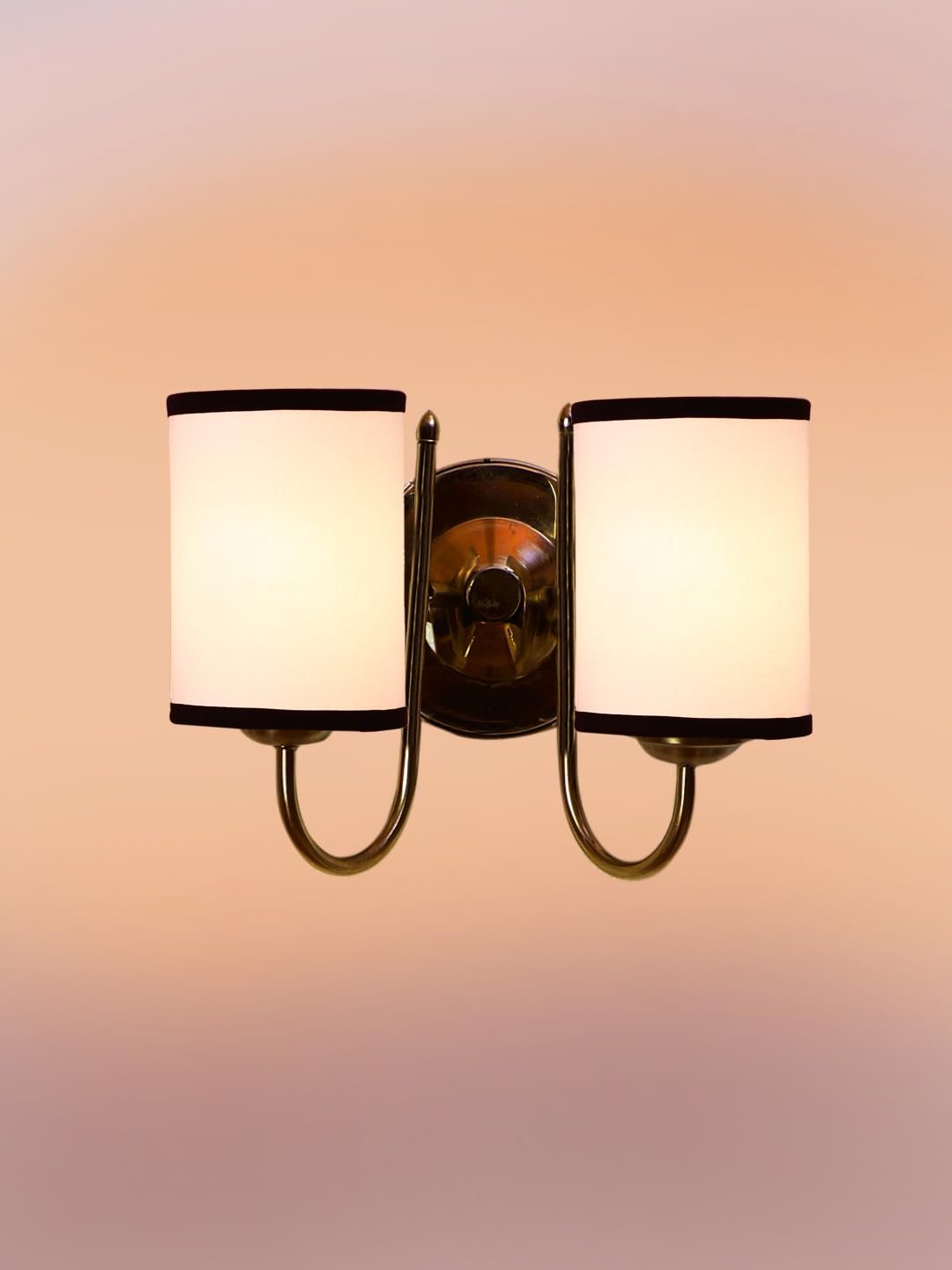 Multicolor Wall Lamp | Elegant Steel & Fabric Design | Stylish Ambient Light for Home, Office, Living Room, Bedroom, Hallway | Modern Decorative Wall Sconce - Model DTG52