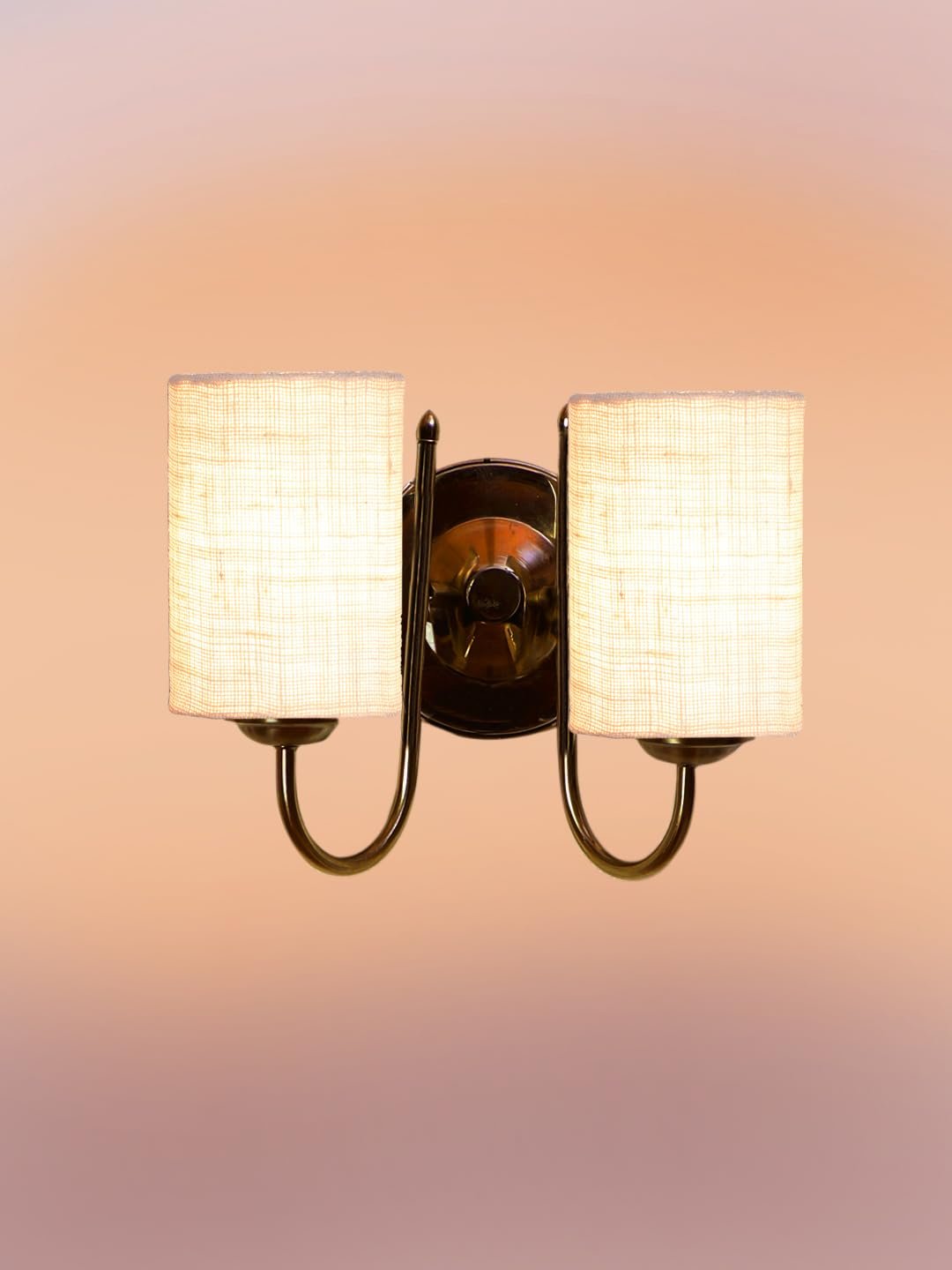 Multicolor Wall Lamp | Elegant Steel & Fabric Design | Stylish Ambient Light for Home, Office, Living Room, Bedroom, Hallway | Modern Decorative Wall Sconce - Model DTG54