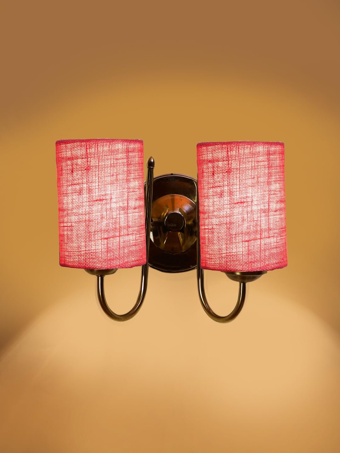 Multicolor Wall Lamp | Elegant Steel & Fabric Design | Stylish Ambient Light for Home, Office, Living Room, Bedroom, Hallway | Modern Decorative Wall Sconce - Model DTG55