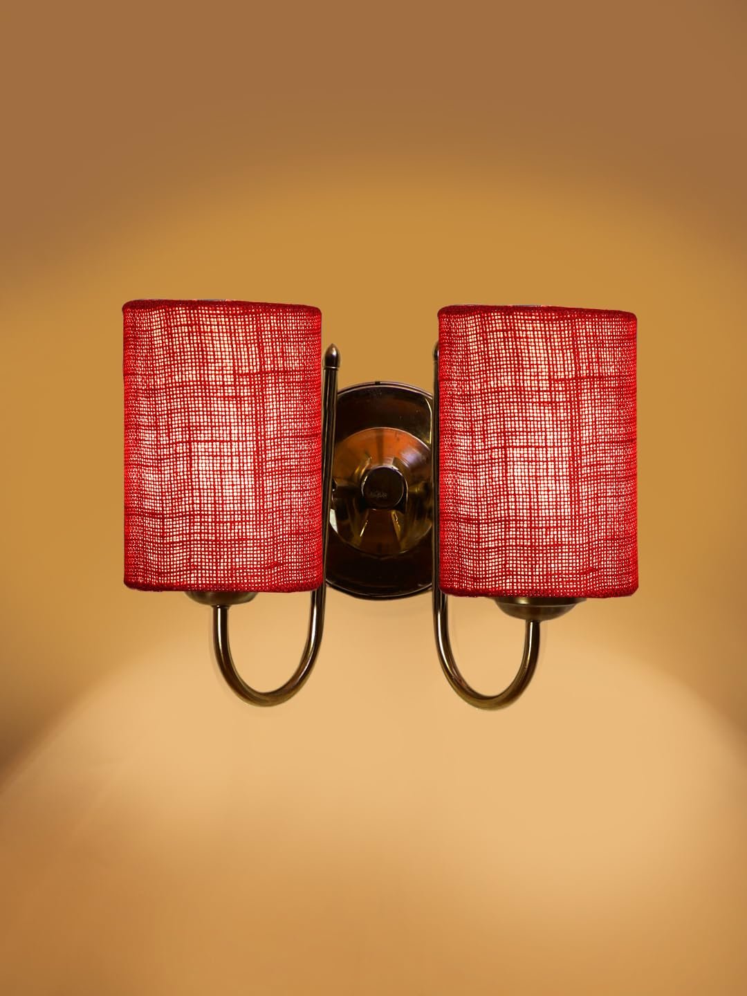 Multicolor Wall Lamp | Elegant Steel & Fabric Design | Stylish Ambient Light for Home, Office, Living Room, Bedroom, Hallway | Modern Decorative Wall Sconce - Model DTG56