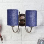 Multicolor Wall Lamp | Elegant Steel & Fabric Design | Stylish Ambient Light for Home, Office, Living Room, Bedroom, Hallway | Modern Decorative Wall Sconce – Model DTG57