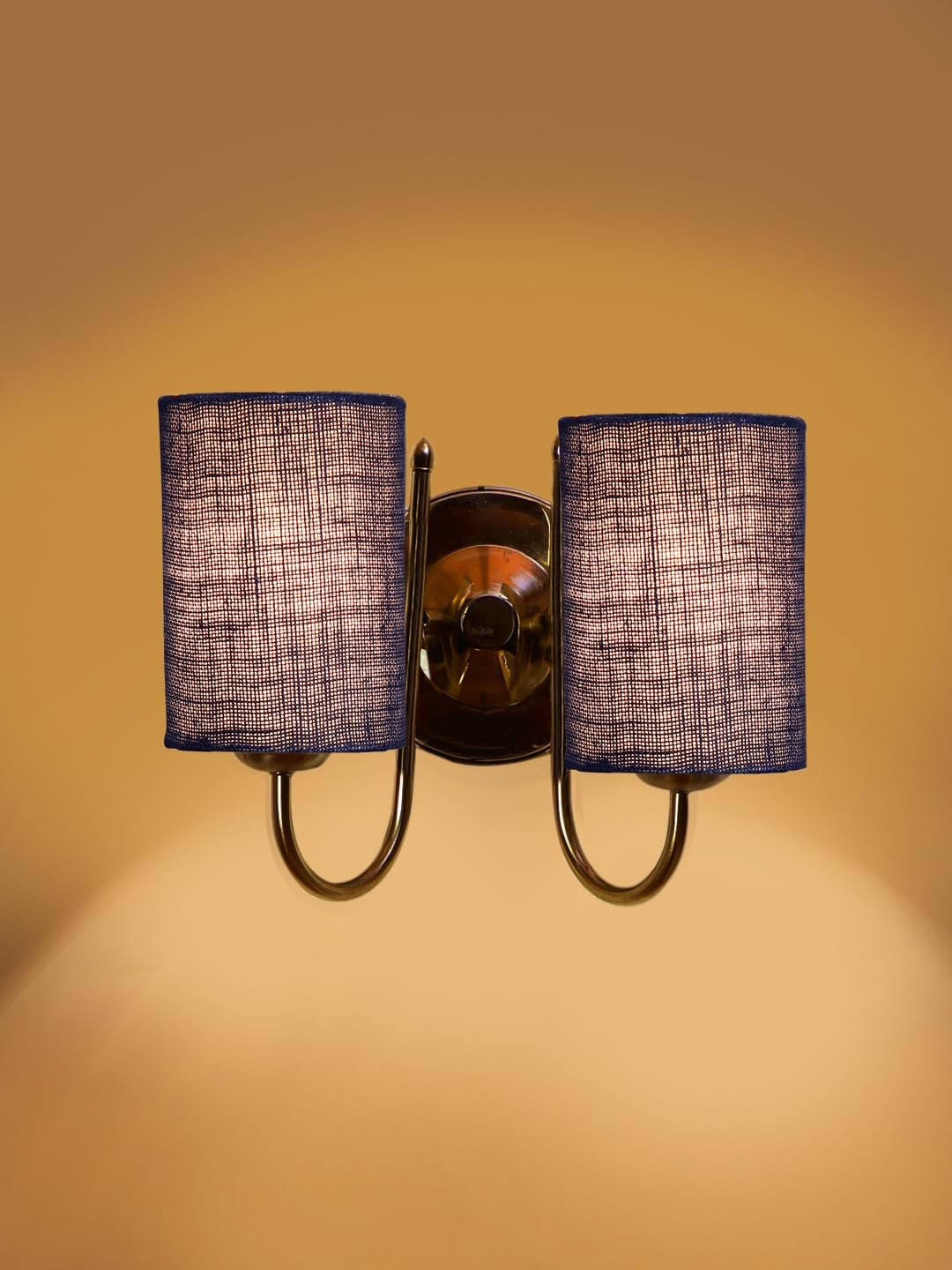 Multicolor Wall Lamp | Elegant Steel & Fabric Design | Stylish Ambient Light for Home, Office, Living Room, Bedroom, Hallway | Modern Decorative Wall Sconce - Model DTG57