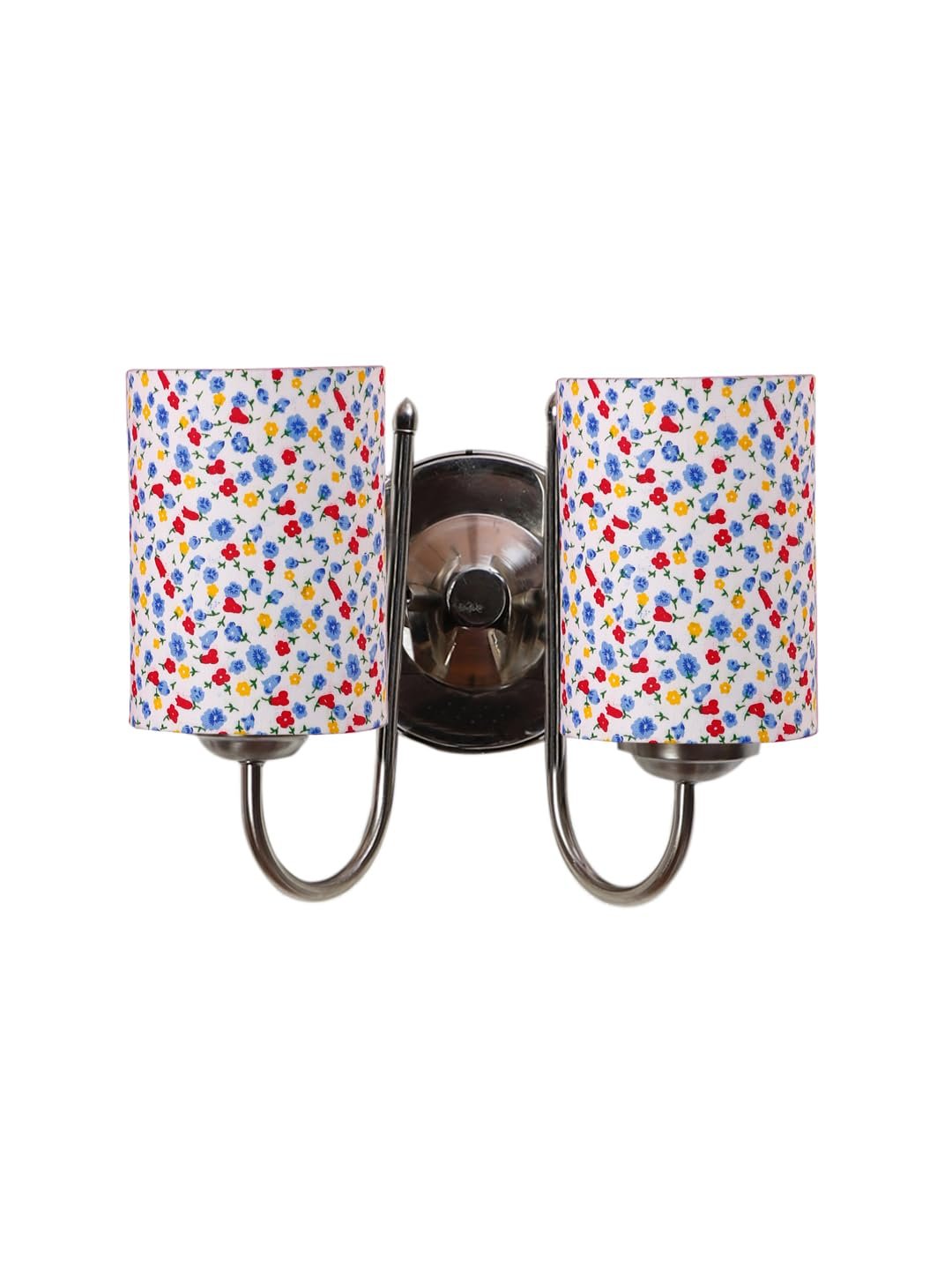 Multicolor Wall Lamp | Elegant Steel & Fabric Design | Stylish Ambient Light for Home, Office, Living Room, Bedroom, Hallway | Modern Decorative Wall Sconce - Model DTG60