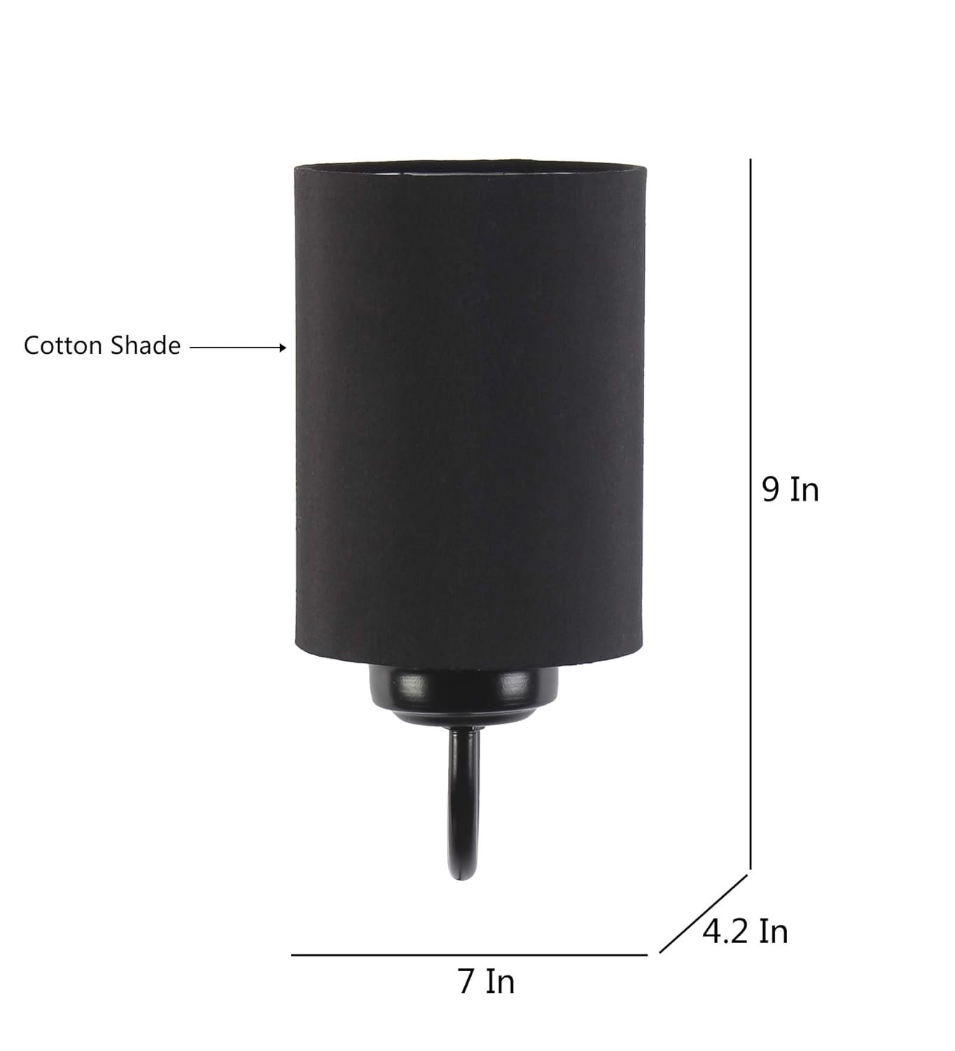 Multicolor Wall Lamp | Elegant Cotton Design | Stylish Ambient Light for Home, Office, Living Room, Bedroom, Hallway | Modern Decorative Wall Sconce - Model DV32