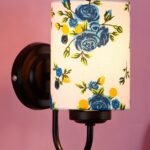 Multicolor Wall Lamp | Elegant Cotton Design | Stylish Ambient Light for Home, Office, Living Room, Bedroom, Hallway | Modern Decorative Wall Sconce – Model DV43