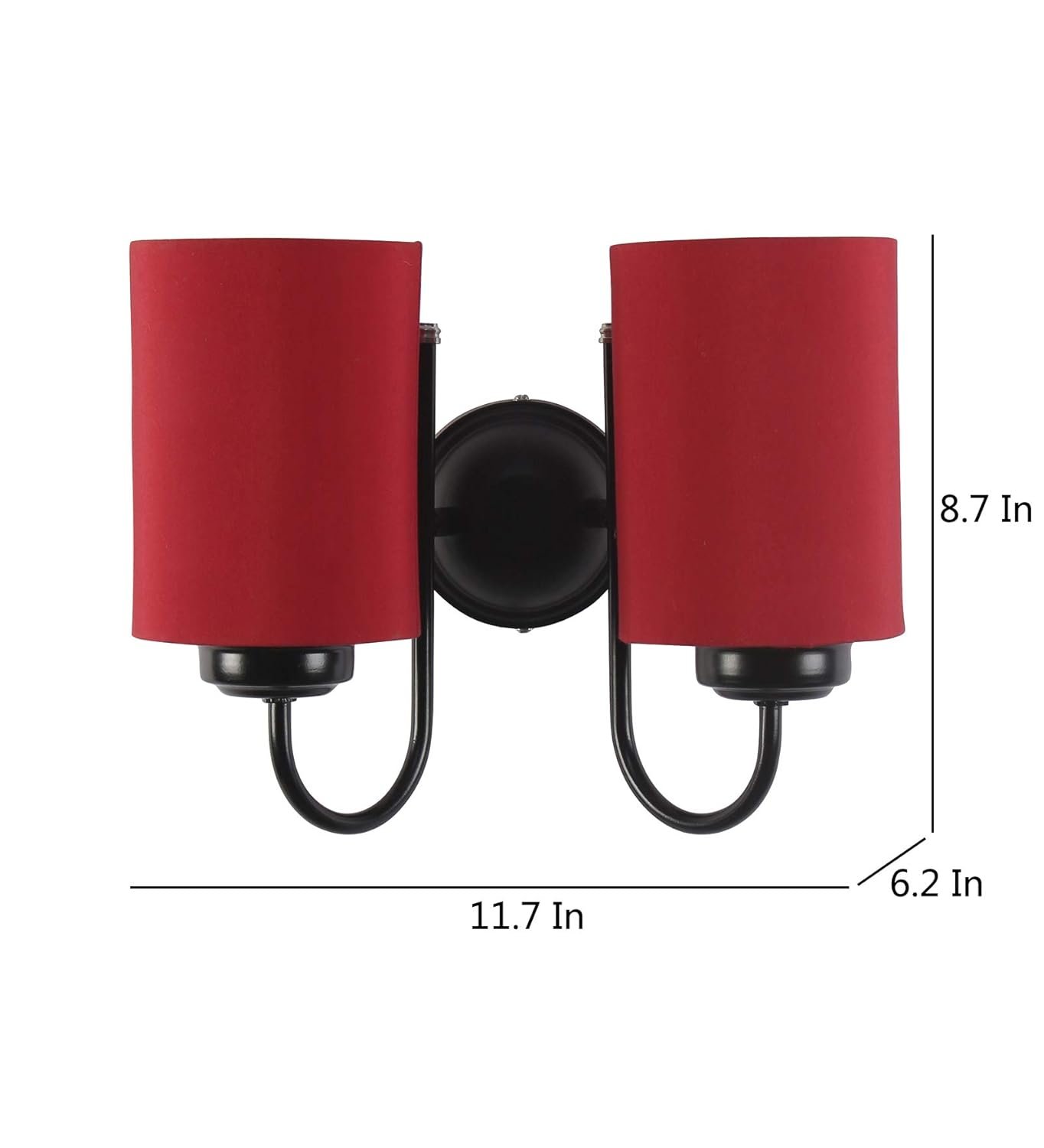 Multicolor Wall Lamp | Elegant Cotton Design | Stylish Ambient Light for Home, Office, Living Room, Bedroom, Hallway | Modern Decorative Wall Sconce - Model DV48