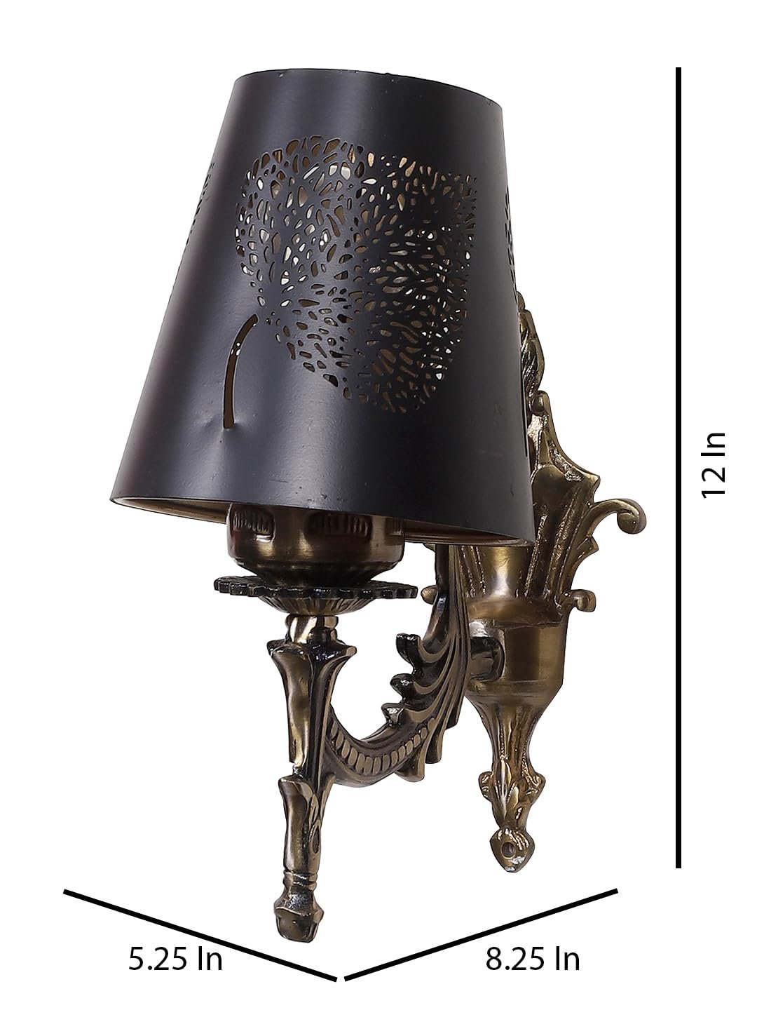 Multicolor Wall Lamp | Elegant Metal Material | Stylish Ambient Light for Home, Office, Living Room, Bedroom, Hallway | Modern Decorative Wall Sconce - Model DZW06