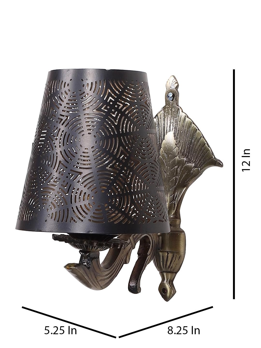 Multicolor Wall Lamp | Elegant Metal Material | Stylish Ambient Light for Home, Office, Living Room, Bedroom, Hallway | Modern Decorative Wall Sconce - Model DZW11
