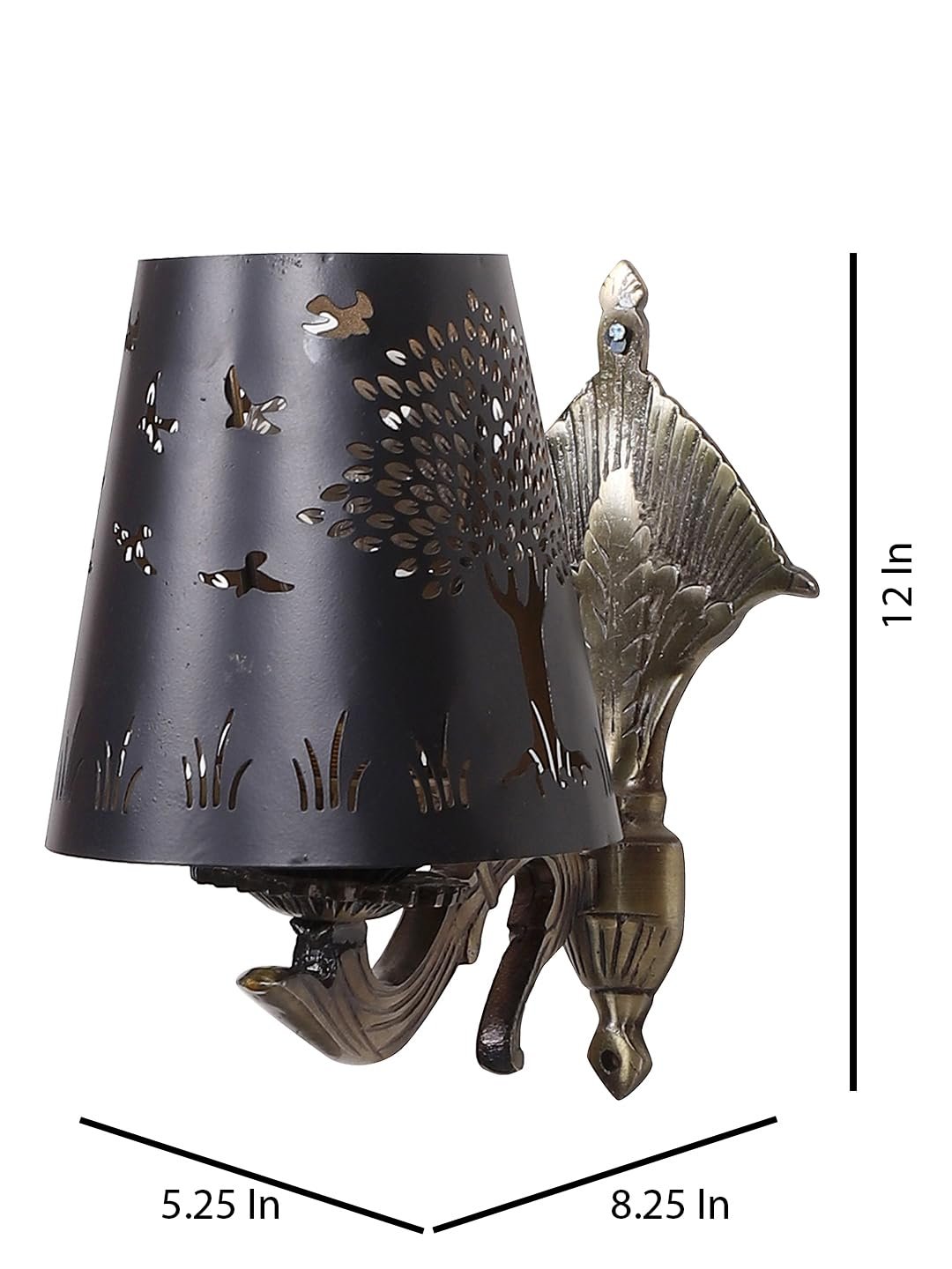 Multicolor Wall Lamp | Elegant Metal Material | Stylish Ambient Light for Home, Office, Living Room, Bedroom, Hallway | Modern Decorative Wall Sconce - Model DZW13