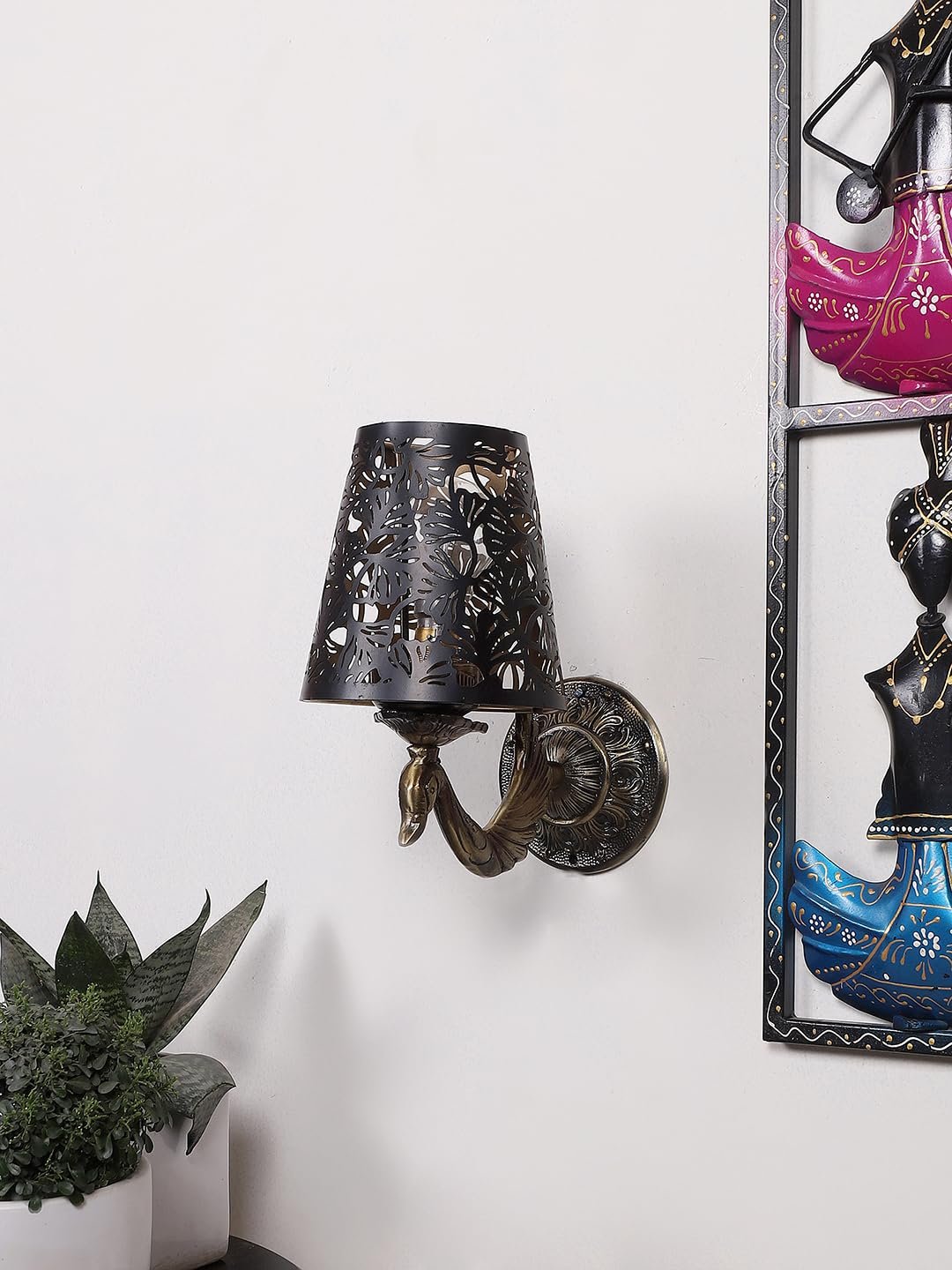 Multicolor Wall Lamp | Elegant Metal Material | Stylish Ambient Light for Home, Office, Living Room, Bedroom, Hallway | Modern Decorative Wall Sconce - Model DZW21