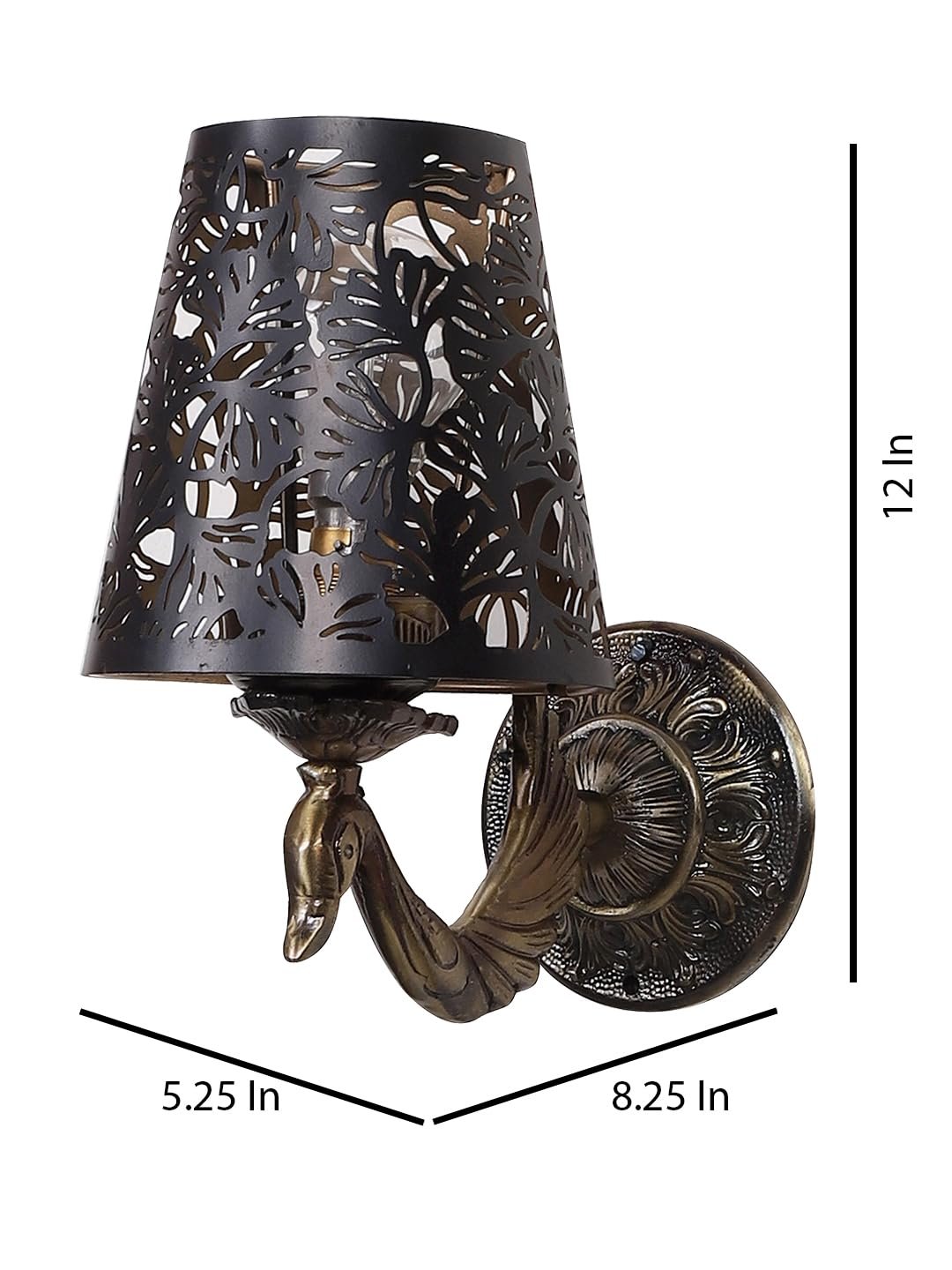 Multicolor Wall Lamp | Elegant Metal Material | Stylish Ambient Light for Home, Office, Living Room, Bedroom, Hallway | Modern Decorative Wall Sconce - Model DZW21