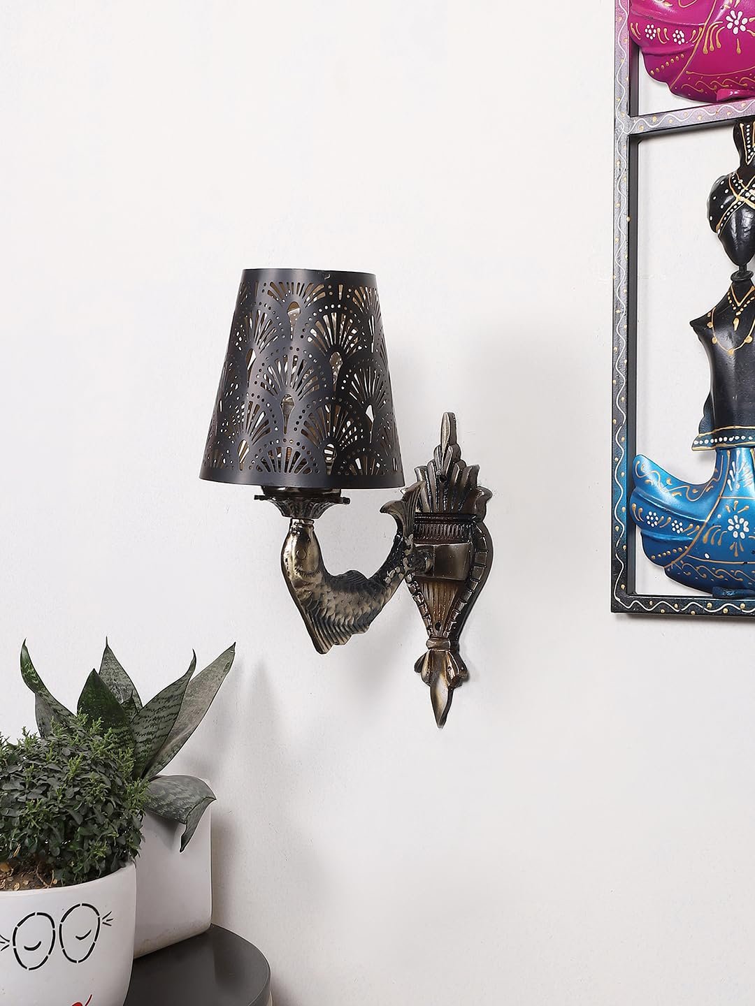 Multicolor Wall Lamp | Elegant Metal Material | Stylish Ambient Light for Home, Office, Living Room, Bedroom, Hallway | Modern Decorative Wall Sconce - Model DZW25