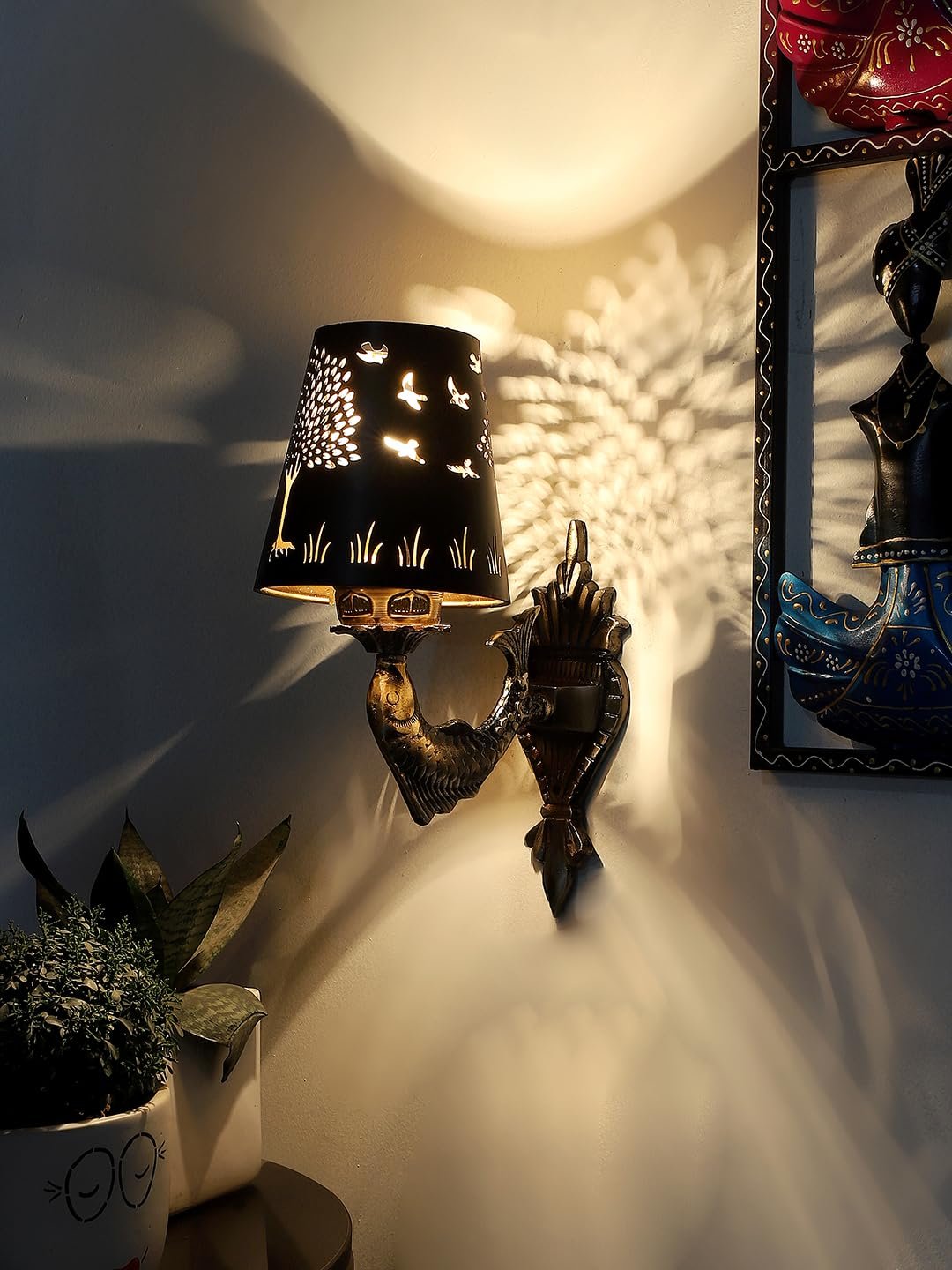 Multicolor Wall Lamp | Elegant Metal Material | Stylish Ambient Light for Home, Office, Living Room, Bedroom, Hallway | Modern Decorative Wall Sconce - Model DZW29