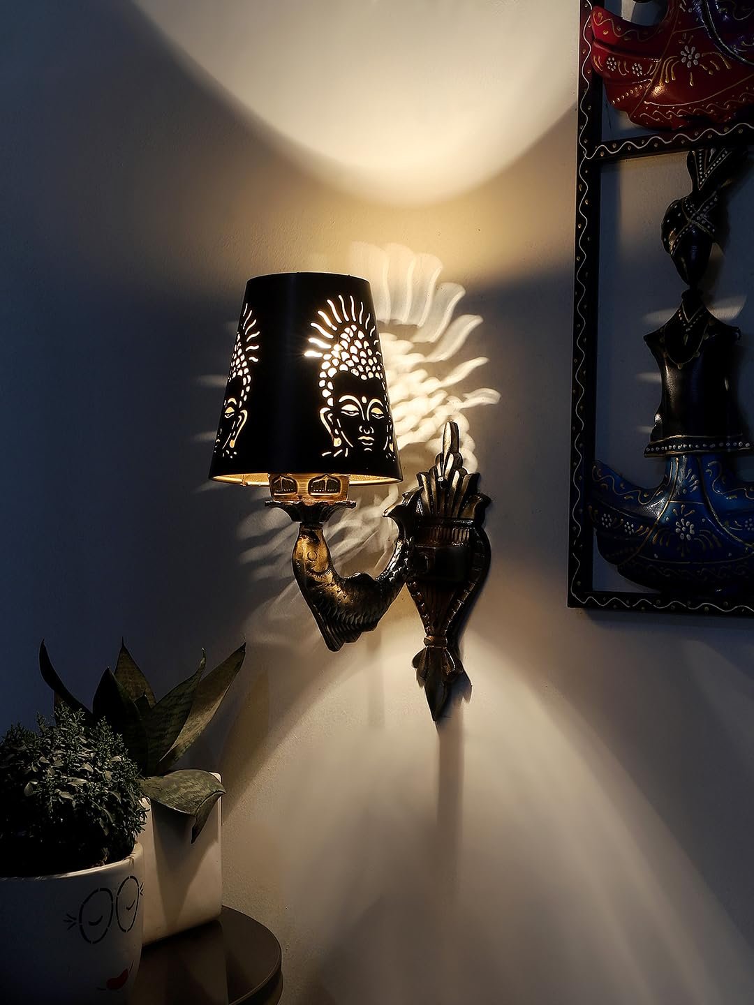 Multicolor Wall Lamp | Elegant Metal Material | Stylish Ambient Light for Home, Office, Living Room, Bedroom, Hallway | Modern Decorative Wall Sconce - Model DZW30