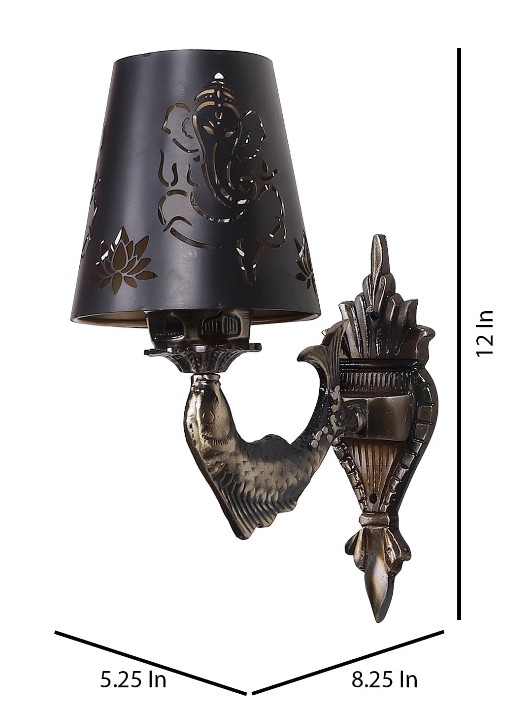 Multicolor Wall Lamp | Elegant Metal Material | Stylish Ambient Light for Home, Office, Living Room, Bedroom, Hallway | Modern Decorative Wall Sconce - Model DZW32