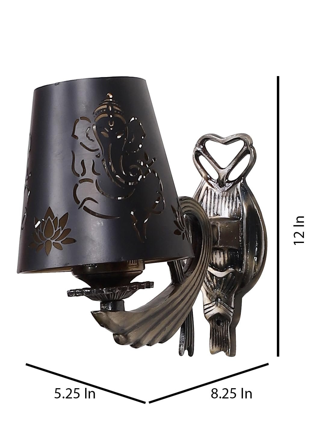 Multicolor Wall Lamp | Elegant Metal Material | Stylish Ambient Light for Home, Office, Living Room, Bedroom, Hallway | Modern Decorative Wall Sconce - Model DZW33