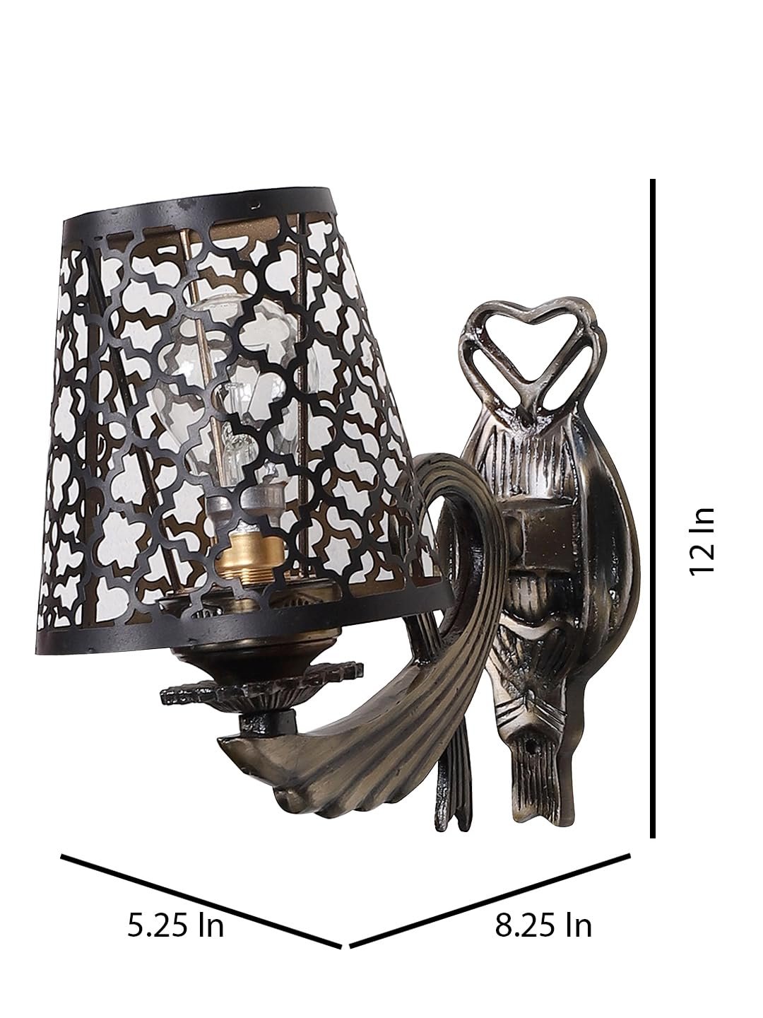 Multicolor Wall Lamp | Elegant Metal Material | Stylish Ambient Light for Home, Office, Living Room, Bedroom, Hallway | Modern Decorative Wall Sconce - Model DZW34
