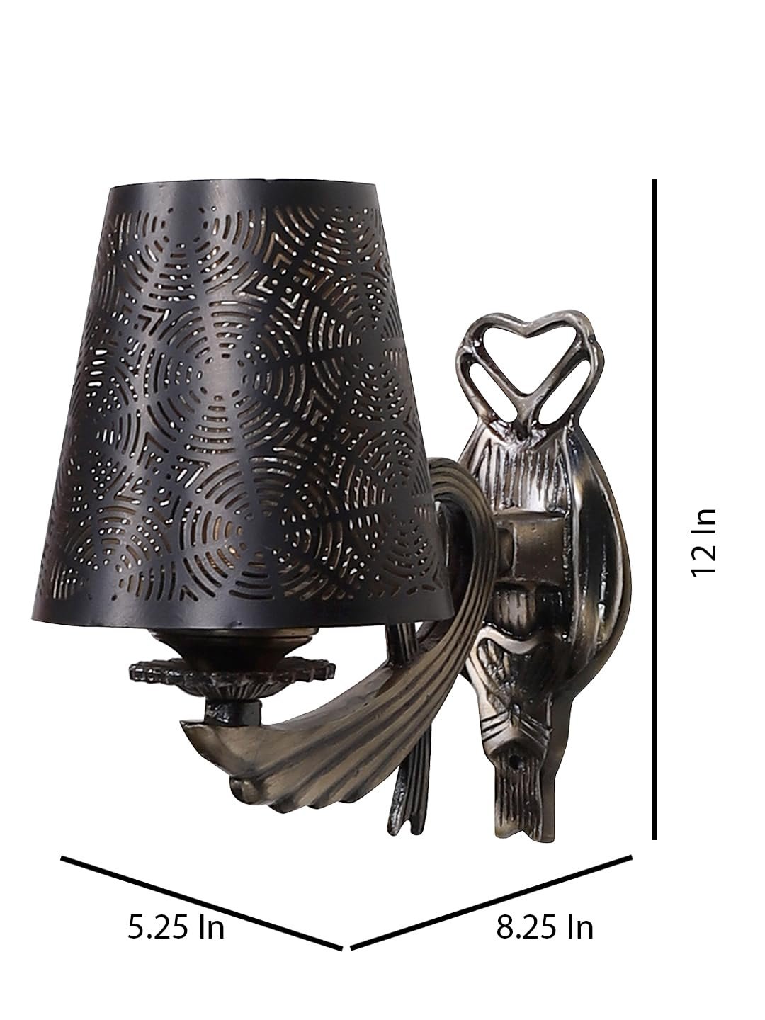 Multicolor Wall Lamp | Elegant Metal Material | Stylish Ambient Light for Home, Office, Living Room, Bedroom, Hallway | Modern Decorative Wall Sconce - Model DZW38