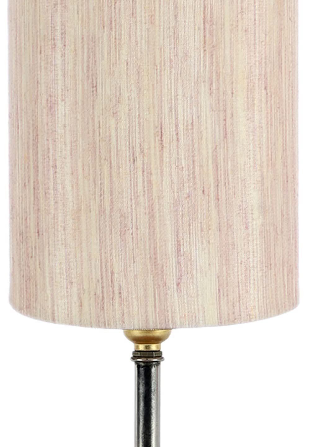 Wood Table lamp with Off-White Cotton Shade (22)