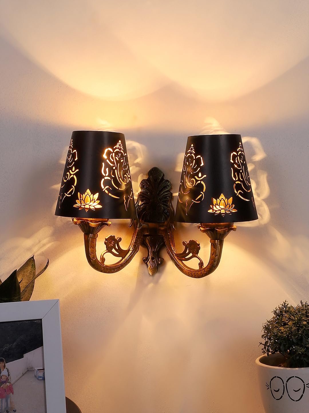 New Era 06 Light Chandelier with Etching Shades (ENG03)