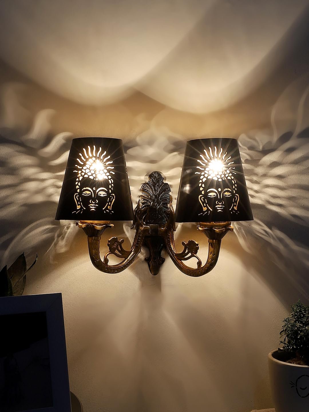 New Era 06 Light Chandelier with Etching Shades (ENG07)