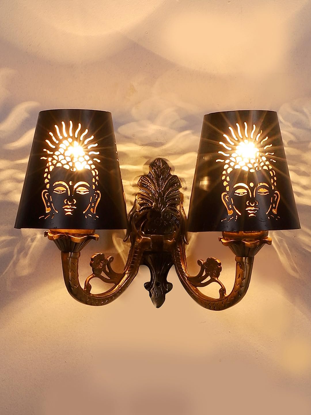 New Era 06 Light Chandelier with Etching Shades (ENG07)