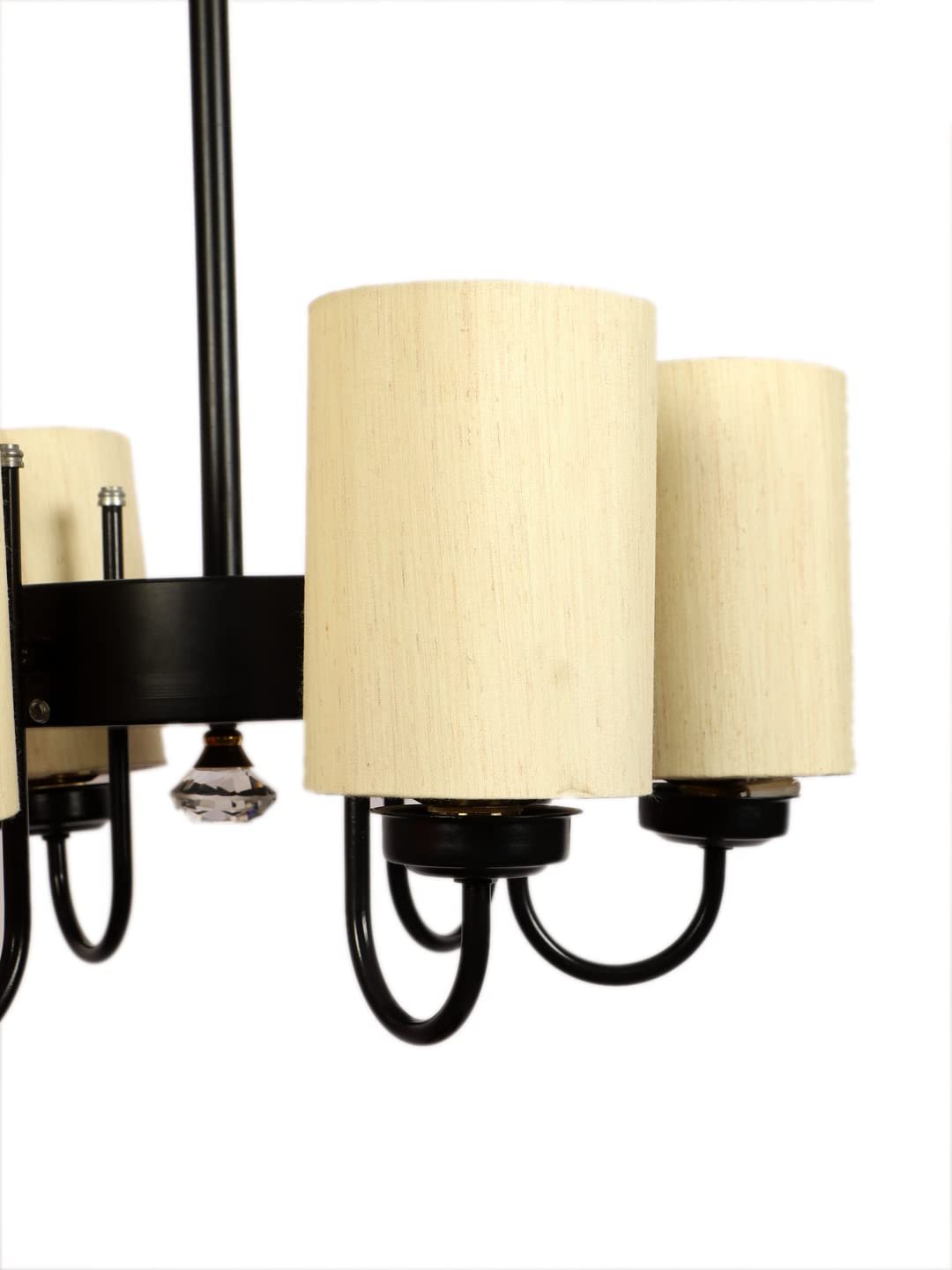 New Era 06 Light Chandelier with Jute Lamp Shade(ENG11)