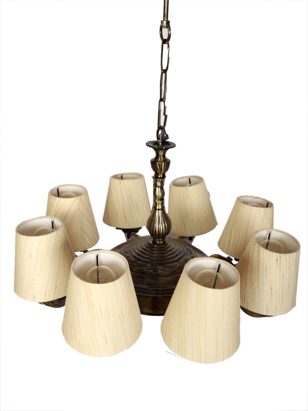 New Era 08 Light Chandelier with Jute Lamp Shade(ENG37)