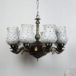 New Era 08 Light Chandelier with Mosaic Glass Shade (ENG47)